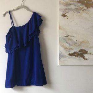 Royal Blue Flowy Impeccable Pig Boutique Dress NWT